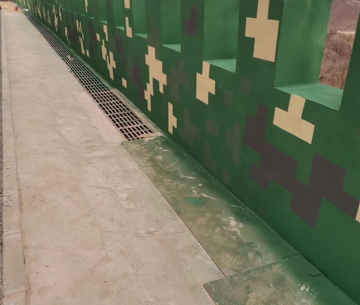 琼中围墙迷彩喷涂,数迷彩漆